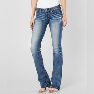 Buckle Women's Classic Blue Bootcut Jeans